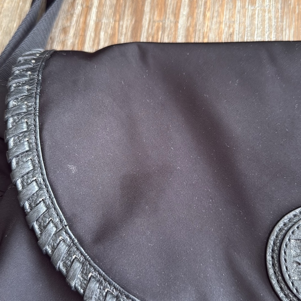 Tory Burch Marion black nylon crossbody messenger diaper bag - Picture 16 of 16